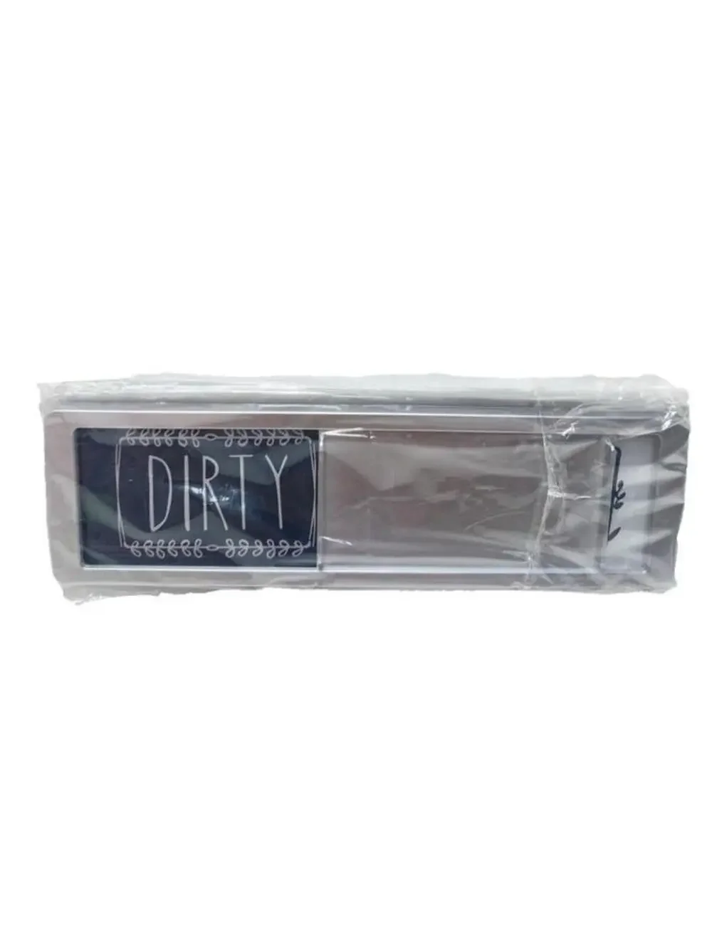 Plastic Dishwasher Sign Indicator Modern Clean & Dirty Sign with Adhesive Back